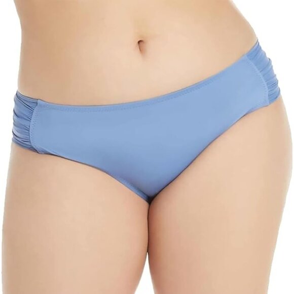 Becca Etc by Rebecca Virtue Women's Tab Side Hipster Bikini Bottom Mist 1X - Picture 2 of 5